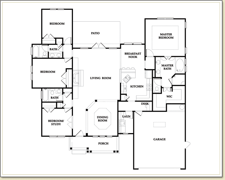 The Savannah floor plan