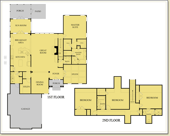 The Eastover floor plan