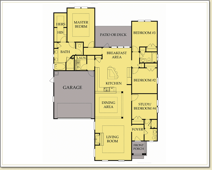The Madison floor plan