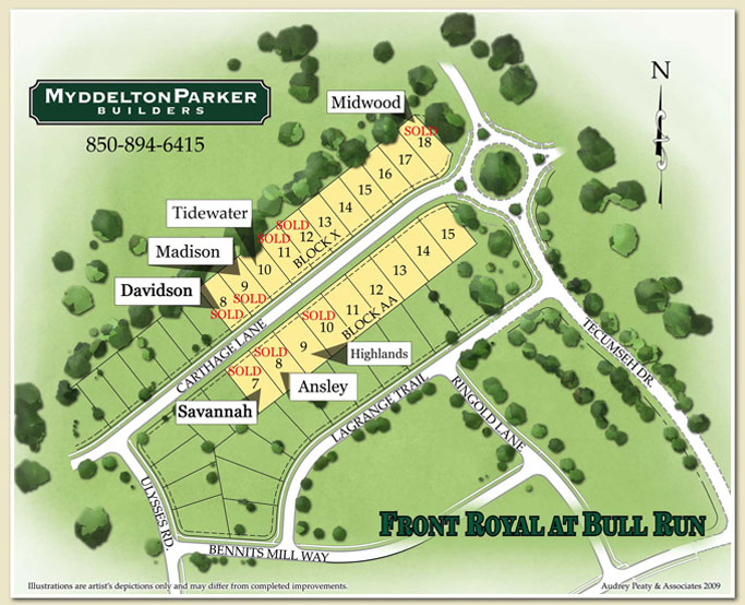 Front Royal at Bull Run site plan