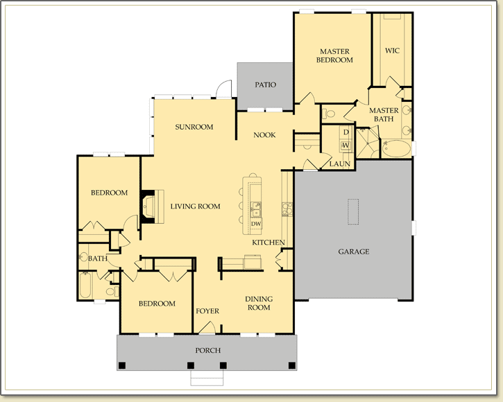 The Savannah floor plan